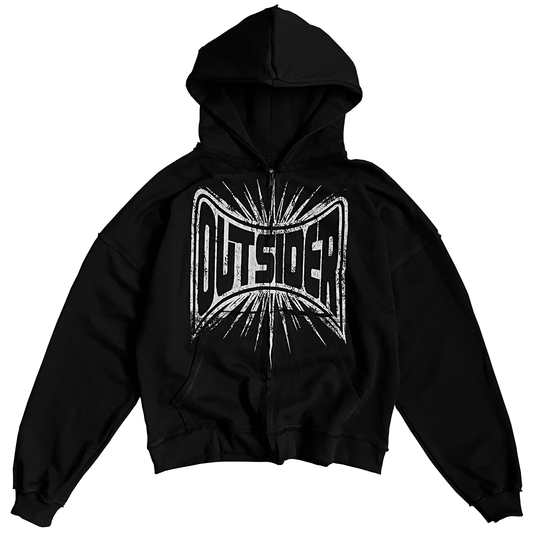 "OUTSIDER" ZIP-HOODIE